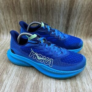 Hoka One One Mach 6 Men's Size 9.5 Blue Virtual Blue Running Shoes 1147790 VWT